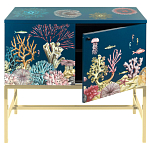 Буфет ручная роспись в морском стиле Cabinet Fondo Marino  варинант исполнения - 3 | Loft Concept в Волгограде