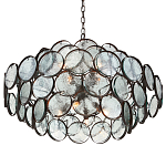 Люстра с каскадом из круглых стеклянных дисков Small Round Sequins варинант исполнения - 2 | Loft Concept в Волгограде