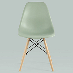Пластиковый стул на ножках из массива бука Eames Mint варинант исполнения - 3 | Loft Concept в Волгограде