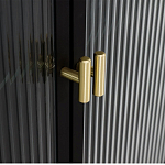 Сервант четырехдверный с рифленым стеклом The Keeper варинант исполнения - 3 | Loft Concept в Волгограде