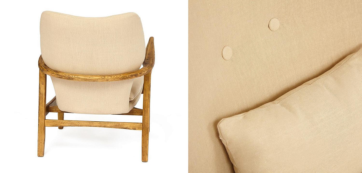 Кресло Makeshift armchair beige Кресло Makeshift armchair beige - Loft-Concept в Волгограде