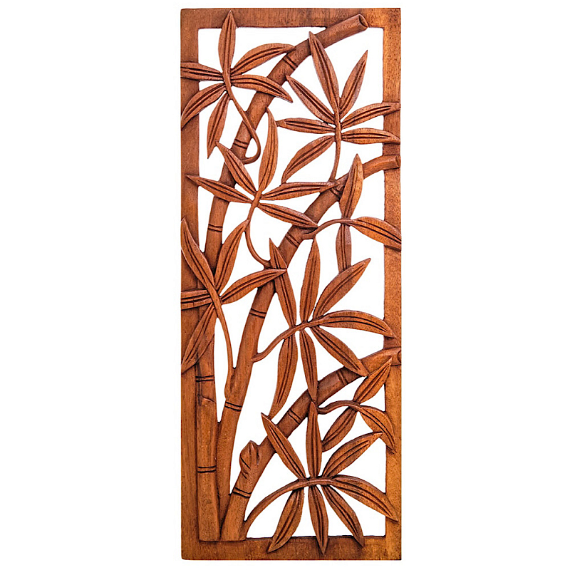 Панно из дерева Bamboo Panel With Trees Коричневый в Волгограде | Loft Concept 
