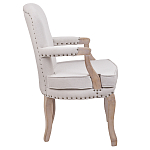 Кресло Aubrey Classical Armchair beige flax варинант исполнения - 2 | Loft Concept в Волгограде