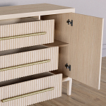 Буфет Primo с тремя ящиками и двумя фасадами Светлый дуб варинант исполнения - 6 | Loft Concept в Волгограде