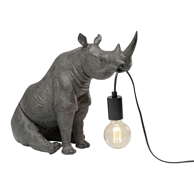 Настольная лампа Носорог Серый в Волгограде | Loft Concept 