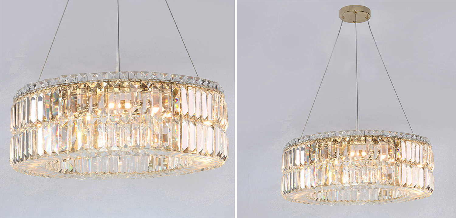 Люстра Darleen Crystal Gold Chandelier 12 Люстра Darleen Crystal Gold Chandelier 12 - Loft-Concept в Волгограде