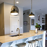 Подвесной светильник с круглым белым плафоном в индустриальном стиле Feiss варинант исполнения - 6 | Loft Concept в Волгограде