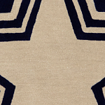 Дизайнерский ковер в виде звезды Poltronova Tappeto Stellina  Navy Blue Grey Rug варинант исполнения - 5 | Loft Concept в Волгограде