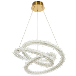 Фигурная люстра украшенная кристаллами из хрусталя Gilbertine Crystals Twisted Chandelier варинант исполнения - 2 | Loft Concept в Волгограде