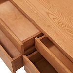 Длинная деревянная консоль с ящиками Espen Wooden Console варинант исполнения - 2 | Loft Concept в Волгограде