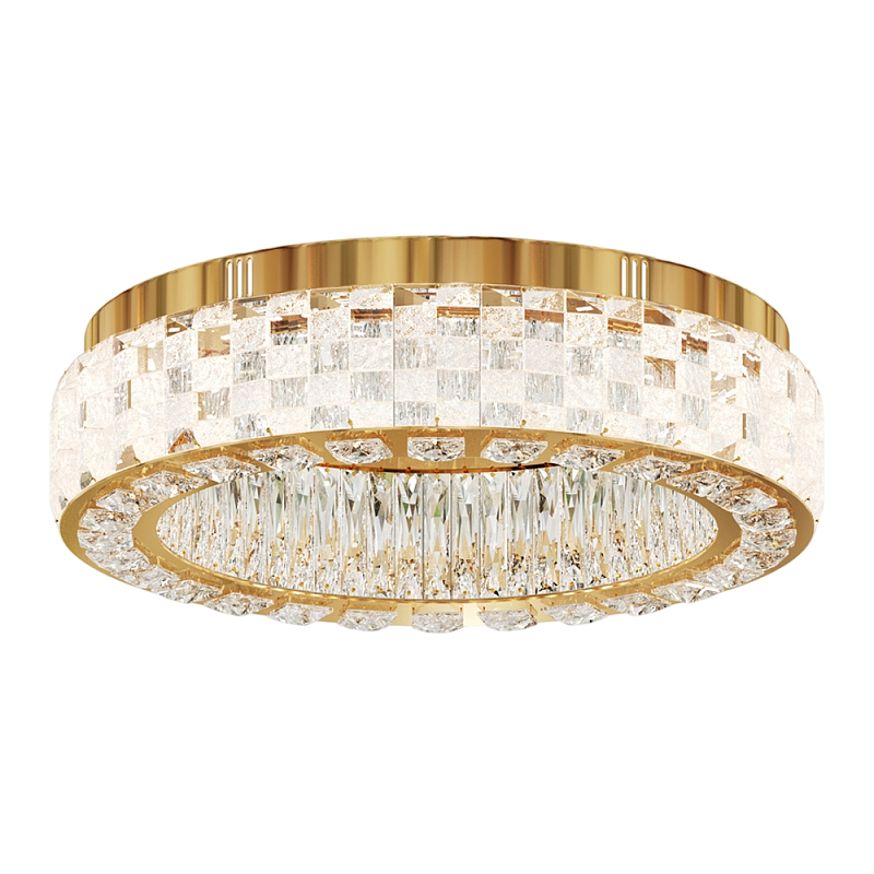 Потолочный светильник Castello 3000К 32Вт Золотой Прозрачный в Волгограде | Loft Concept 