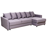 Диван трехместный раскладной Giorgio Sofa серый варинант исполнения - 1 | Loft Concept в Волгограде