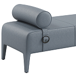 Кушетка Cuba из натуральной кожи с валиком  варинант исполнения - 3 | Loft Concept в Волгограде