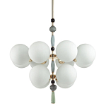 Люстра со вставками из керамики SkyEast 12 ламп варинант исполнения - 1 | Loft Concept в Волгограде