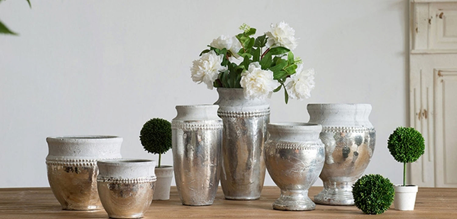 Ваза Vase Argenta silver 27 Ваза Vase Argenta silver 27 - Loft-Concept в Волгограде