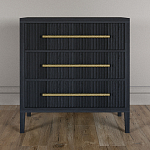 Комод Primo с 3 выдвижными ящиками Черный дуб варинант исполнения - 1 | Loft Concept в Волгограде