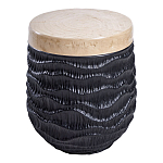 Приставной столик с фактурой под натуральное дерево Immortality варинант исполнения - 1 | Loft Concept в Волгограде