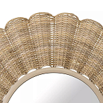 Зеркало круглое в плетеной раме Reed Mirror варинант исполнения - 2 | Loft Concept в Волгограде