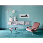 Дизайнерская подвесная полка Gio Ponti D.355.1 - D.355.2 Hanging Bookcase варинант исполнения - 3 | Loft Concept в Волгограде