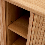 Буфет с 2-мя раздвижными дверцами из ясеневого шпона Toinette варинант исполнения - 3 | Loft Concept в Волгограде