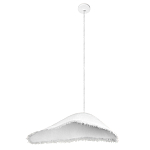 Подвесной светильник с асимметричным волнообразным абажуром и фактурной бахромой по краю Tactile Line варинант исполнения - 4 | Loft Concept в Волгограде