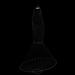 Подвесной светильник из металла Geometry of Beauty варинант исполнения - 4 | Loft Concept в Волгограде