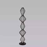 Торшер светодиодный с плетеным металлическим каркасом Metal Interweaving варинант исполнения - 4 | Loft Concept в Волгограде