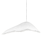 Подвесной светильник с асимметричным волнообразным абажуром и фактурной бахромой по краю Tactile Line варинант исполнения - 1 | Loft Concept в Волгограде