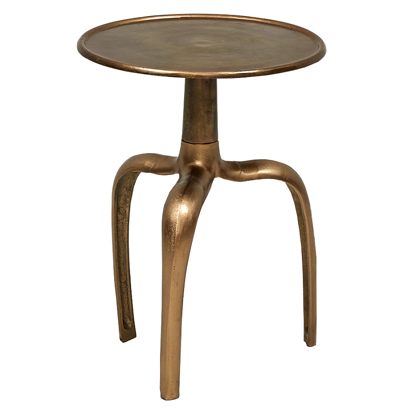 Приставной стол Hercule side table Винтажная латунь Приставной стол Hercule side table Винтажная латунь в Волгограде | Loft Concept