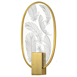 Бра с гравировкой на акриловом плафоне Gravyura Bronze варинант исполнения - 1 | Loft Concept в Волгограде