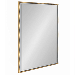 Зеркало прямоугольное в фактурной золотой раме Reflective Fabric варинант исполнения - 1 | Loft Concept в Волгограде