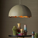 Подвесной светильник в форме купола с сочетанием золотого и оливкового цвета Eggshell варинант исполнения - 3 | Loft Concept в Волгограде