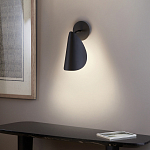 Бра с поворотным плафоном Aracea Black Wall Lamp варинант исполнения - 9 | Loft Concept в Волгограде