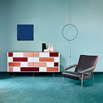 Дизайнерский широкий комод с ящиками Gio Ponti D.655.1 D.655.2 Chest of Drawers варинант исполнения - 3 | Loft Concept в Волгограде