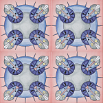 Плитка дизайнерская с узором Экипаж варинант исполнения - 1 | Loft Concept в Волгограде