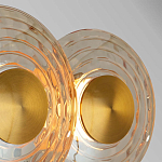 Бра из трех стеклянных фактурных дисков Eyepiece варинант исполнения - 4 | Loft Concept в Волгограде