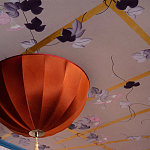 Обои ручная роспись Morning Glory Original colourway on shot slub silk варинант исполнения - 2 | Loft Concept в Волгограде