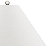 Настольная лампа овальная с тропическим принтом Stylized Aalm Leaves Motif варинант исполнения - 3 | Loft Concept в Волгограде