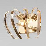 Бра золотого цвета с изогнутыми хрустальными элементами Radiant Ribbons варинант исполнения - 2 | Loft Concept в Волгограде