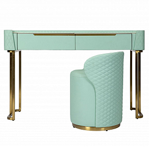 Туалетный столик в комплекте с пуфом Diassa Mint