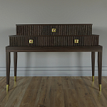 Премиальная Консоль с тремя ящиками Elsa Dreams Walnut варинант исполнения - 3 | Loft Concept в Волгограде