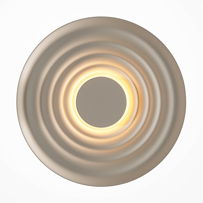 Бра круглое Soft Halo бежевый Бежевый в Волгограде | Loft Concept 