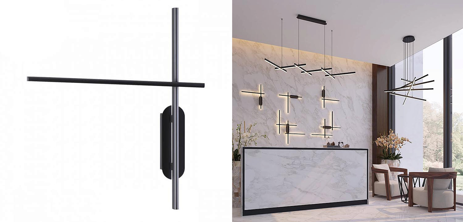 Бра Rolf Two Black Lines Бра Rolf Two Black Lines - Loft-Concept в Волгограде