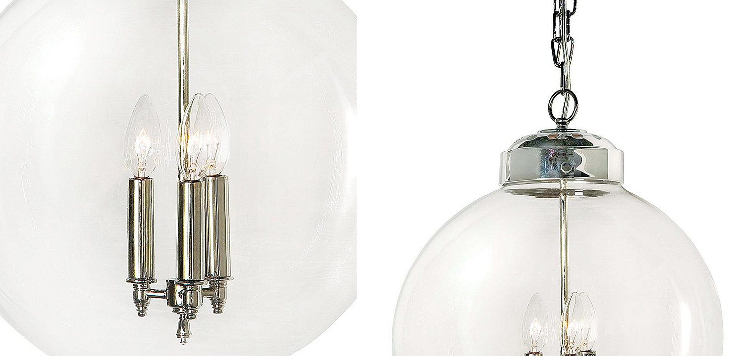 Подвесной светильник Conor Globe Hanging lamp Silver Подвесной светильник Conor Globe Hanging lamp Silver - Loft-Concept в Волгограде