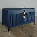 Большой дизайнерский Сундук Elsa Dreams Blue варинант исполнения - 4 | Loft Concept в Волгограде