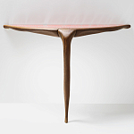 Дизайнерская консоль деревянная на одной ножке Poltronova Gallino Connsole Table варинант исполнения - 2 | Loft Concept в Волгограде