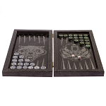 Подарочные нарды из натурального камня с гравировкой Backgammon from Stone варинант исполнения - 2 | Loft Concept в Волгограде