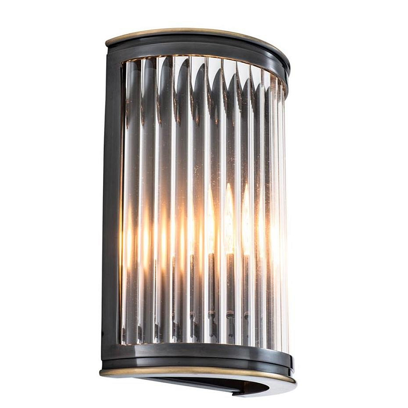 Бра Wall Lamp Alice Темная бронза Прозрачное Стекло Бра Wall Lamp Alice Темная бронза Прозрачное Стекло в Волгограде | Loft Concept