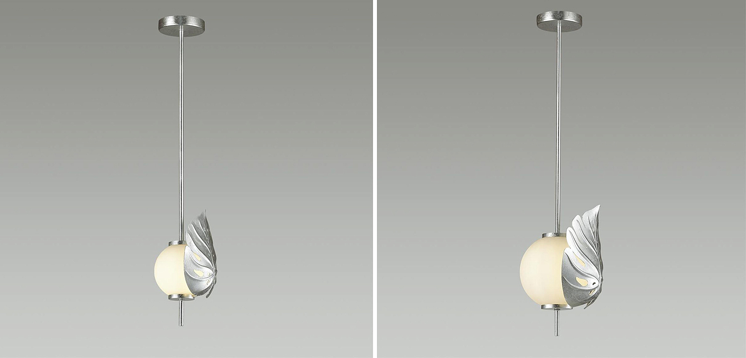 Подвесной светильник Silver Monstera Leaf Подвесной светильник Silver Monstera Leaf - Loft-Concept в Волгограде