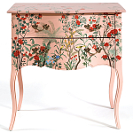 Комод розовый с росписью Цветы L.XV CHEST OF DRAWERS Flowers варинант исполнения - 1 | Loft Concept в Волгограде
